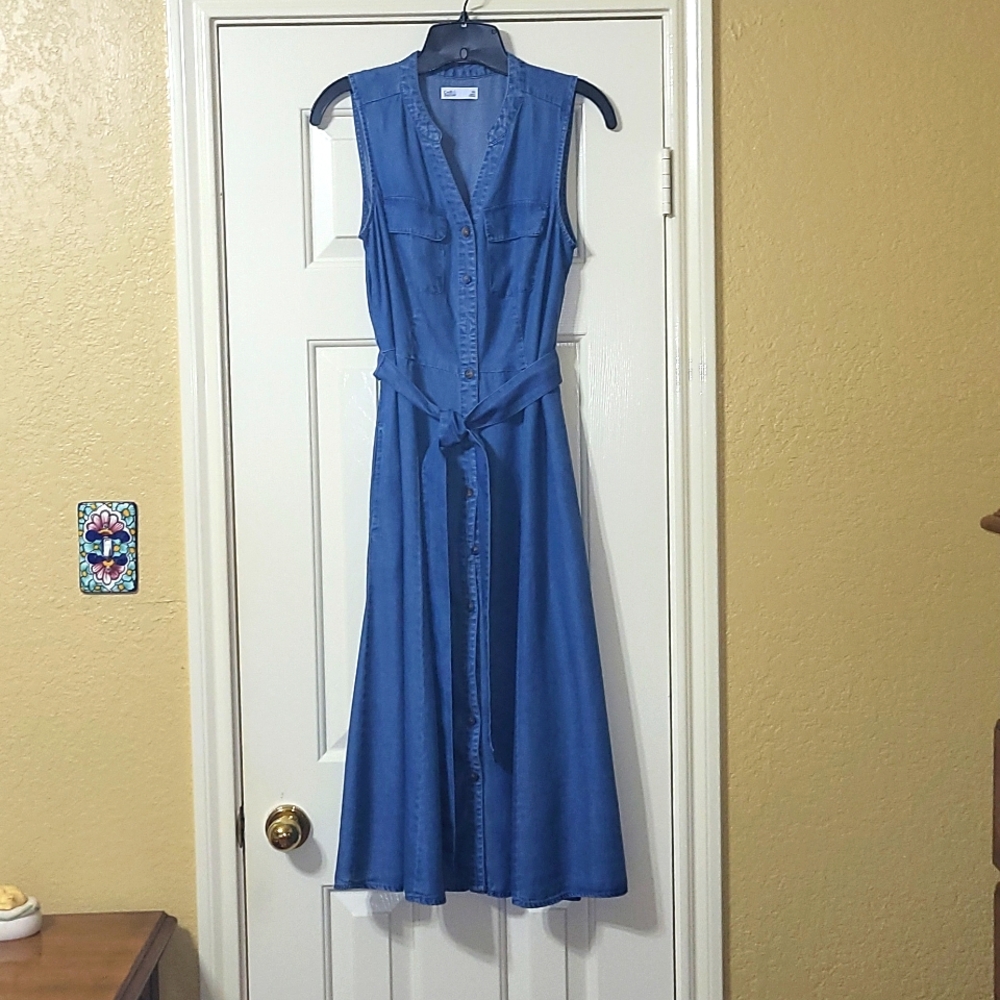 Croft & Barrow Denim look Dress Size XS